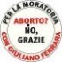 per la moratoria - aborto no grazie
